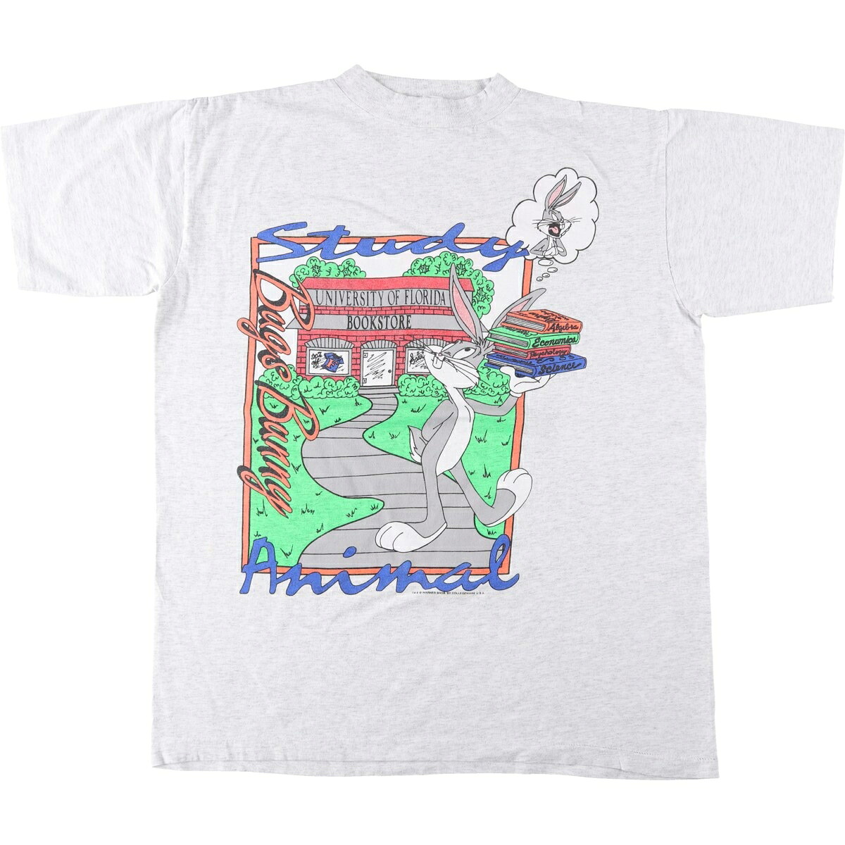 COLLEGE WARE USA LOONEY TUNES ルーニーテューンズ バッグスバニー キャラクタープリントTシャツ