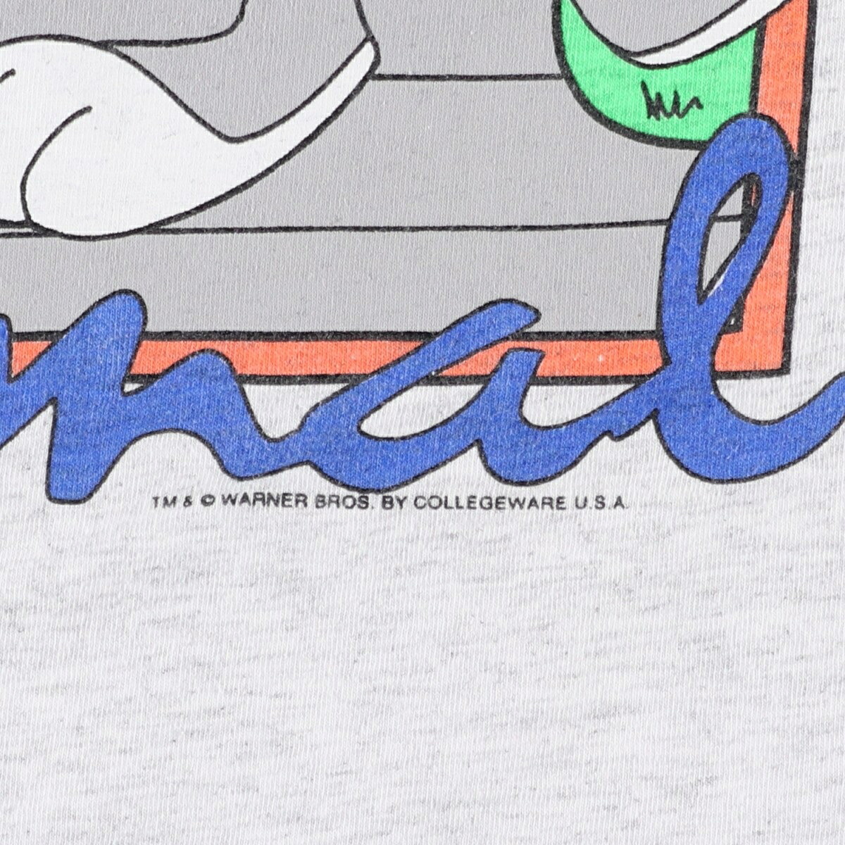COLLEGE WARE USA LOONEY TUNES ルーニーテューンズ バッグスバニー キャラクタープリントTシャツ