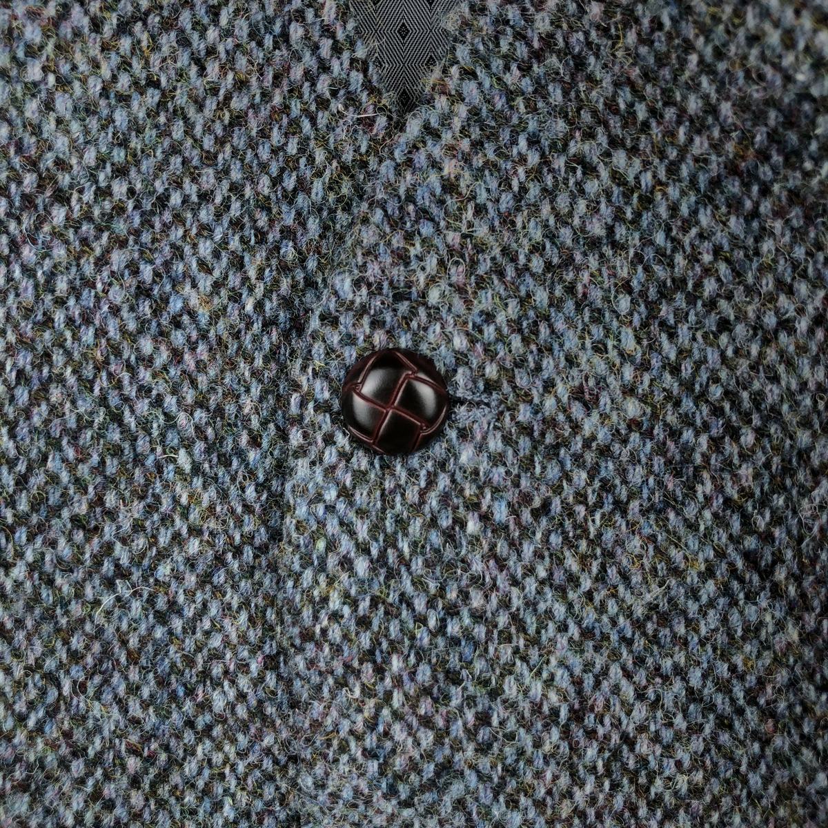 Harris Tweed/ハリスツイード 前開き ウールべスト