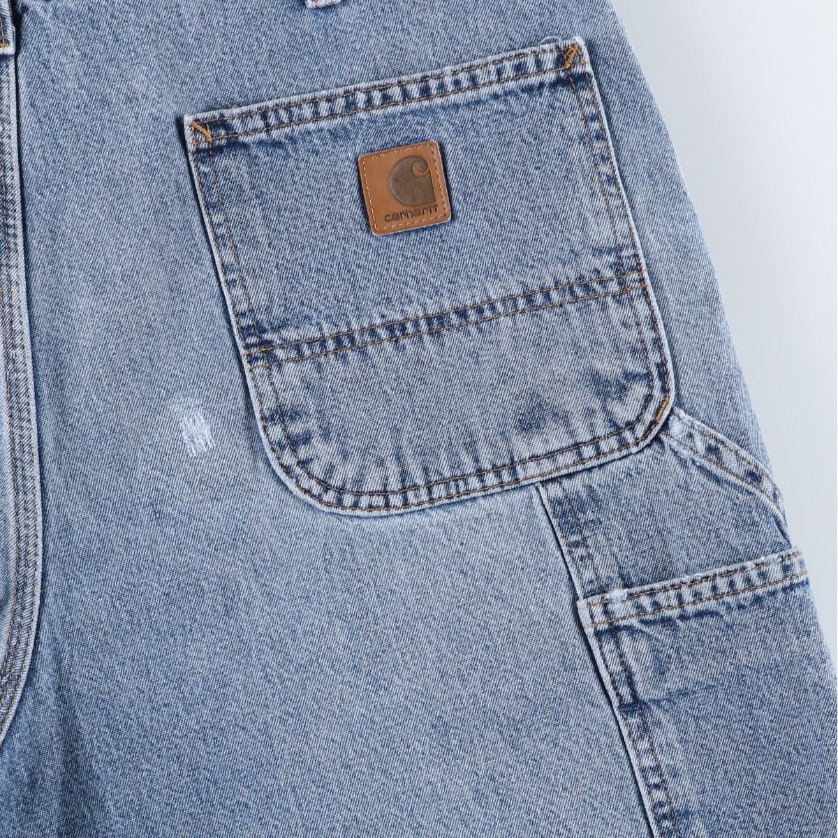 古着 カーハート Carhartt デニムペインターショーツ ショートパンツ メンズw36相当 /eaa656881 【中古】 【260713】