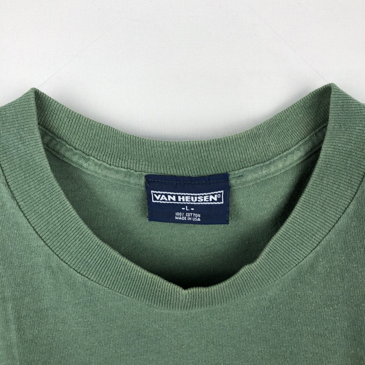 古着 90年代 ヴァンヒューゼン VAN HEUSEN カモ柄 アニマルTシャツ USA製 メンズL相当 ヴィンテージ /eaa657113 【中古】 【260810】