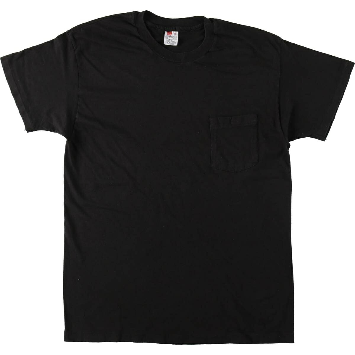 Hanes/ヘインズ 無地ポケットTシャツ