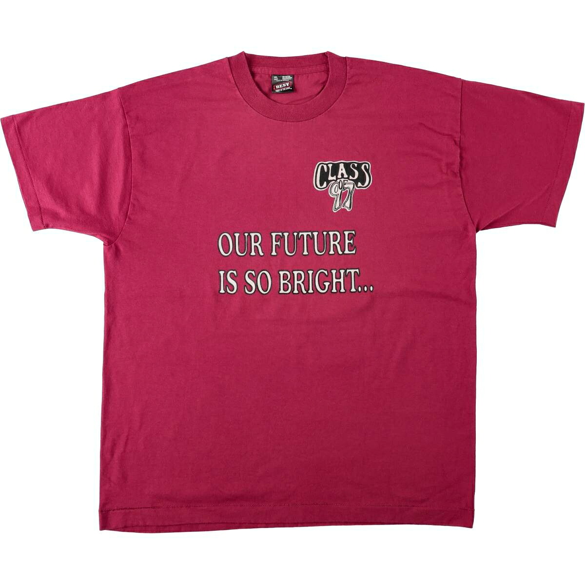 FRUIT OF THE LOOM/フルーツオブザルーム メッセージプリントTシャツ