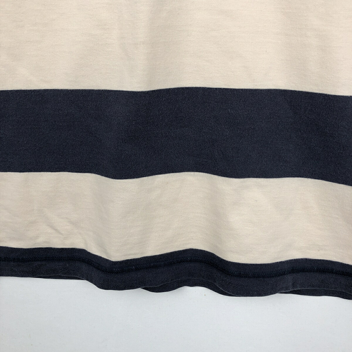 LANDS'END/ランズエンド 半袖 ボーダー ポロシャツ