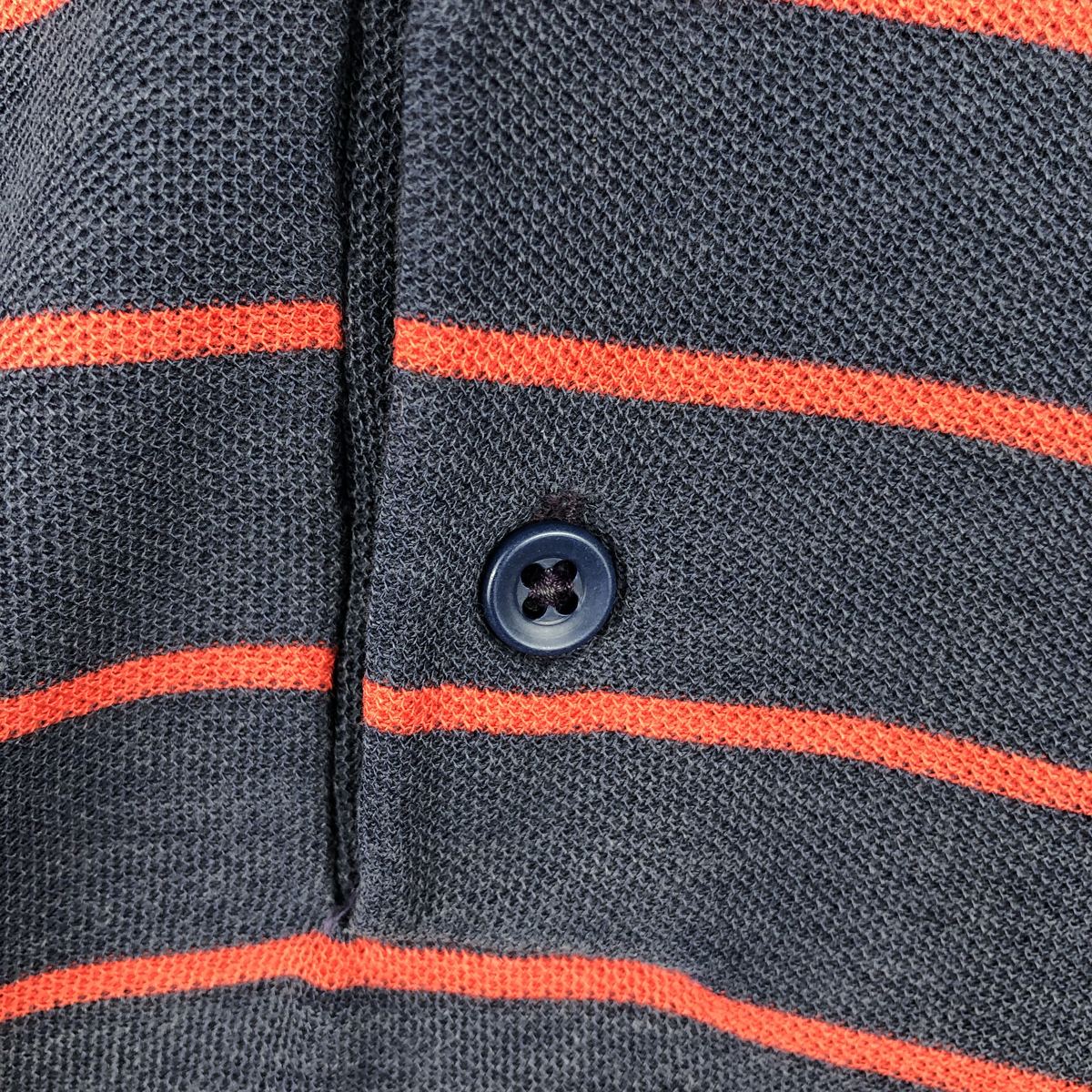 LACOSTE/ラコステ IZOD 半袖 ボーダー ポロシャツ