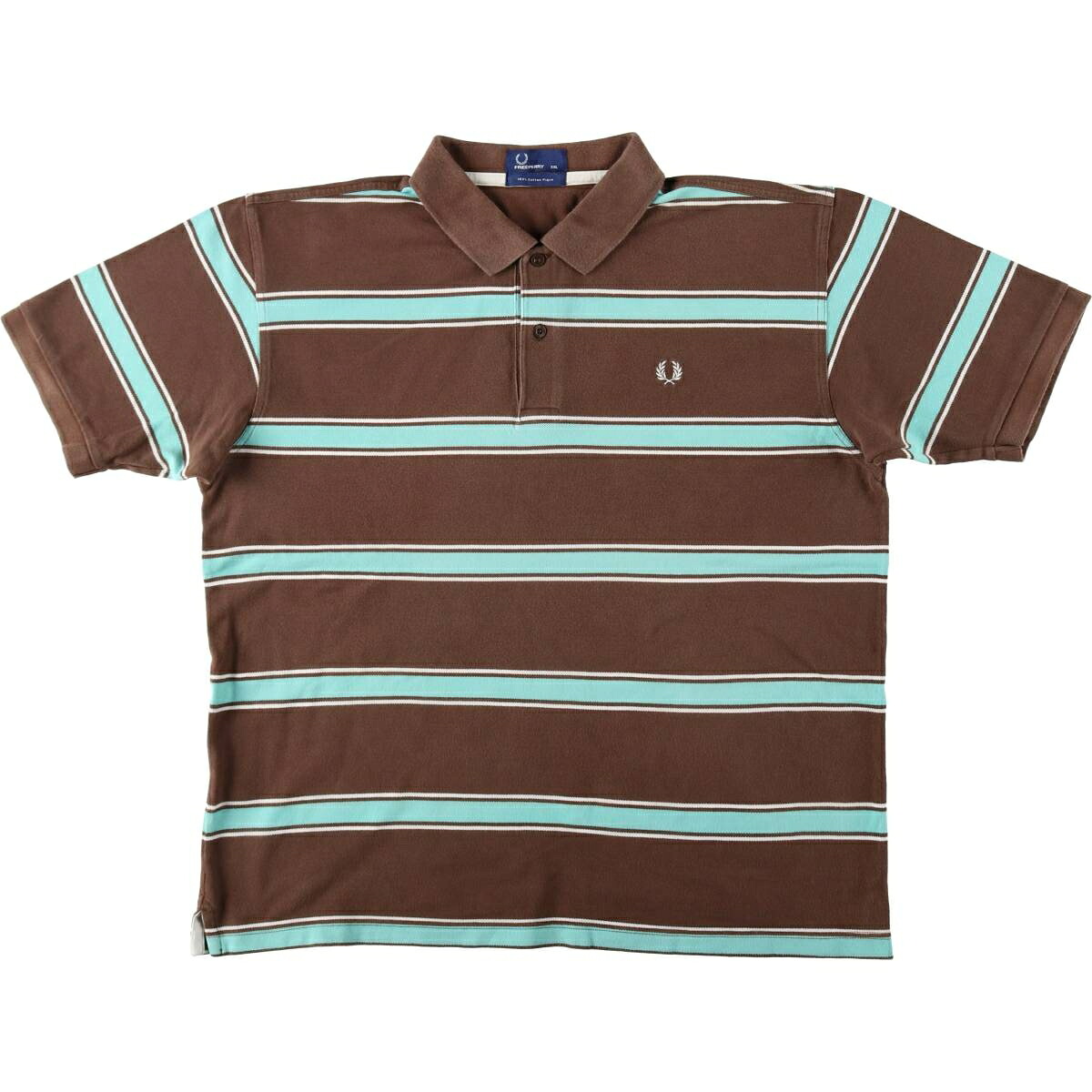 FRED PERRY/フレッドペリー 半袖 ボーダー ポロシャツ