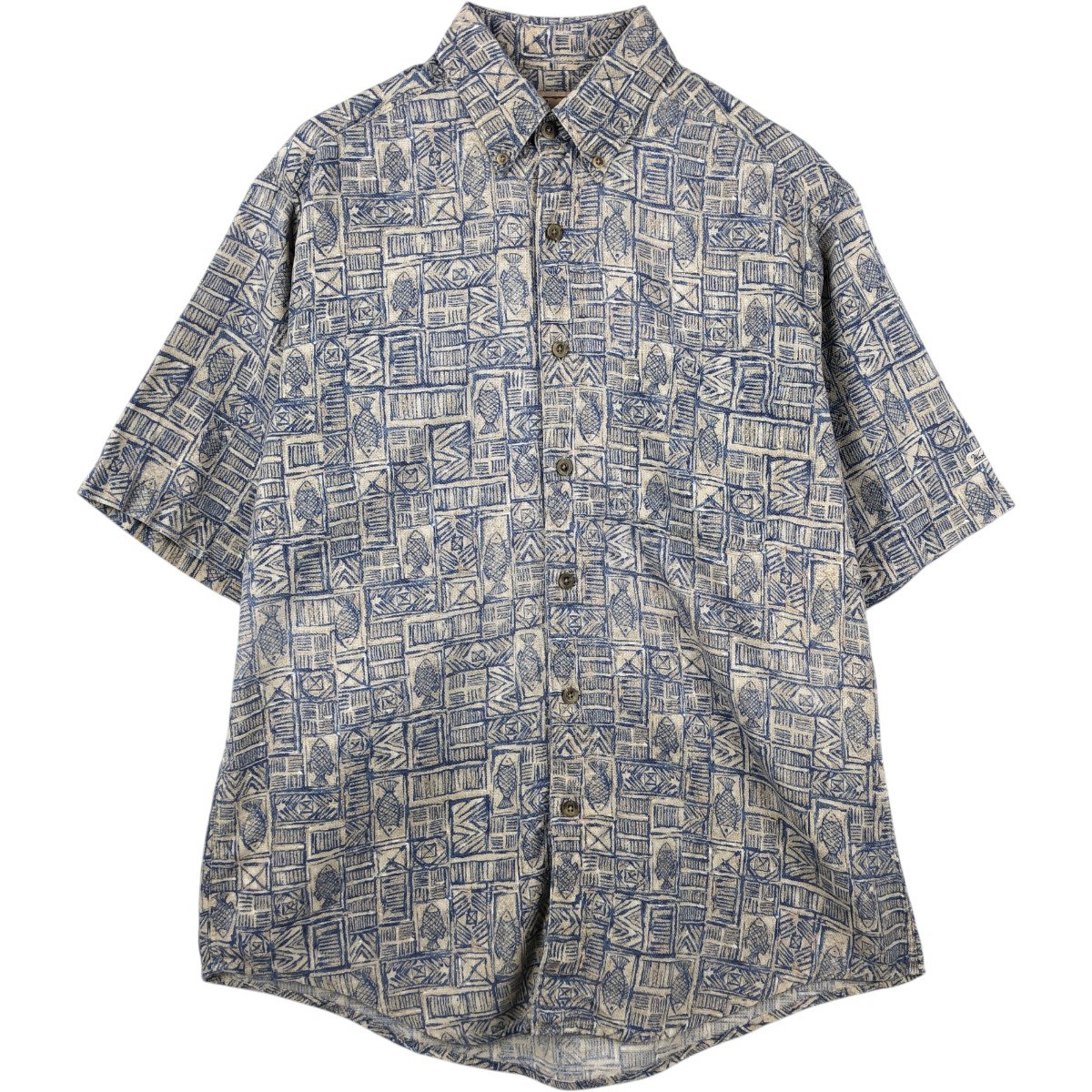 WOOLRICH/ウールリッチ 半袖 ボタンダウンシャツ