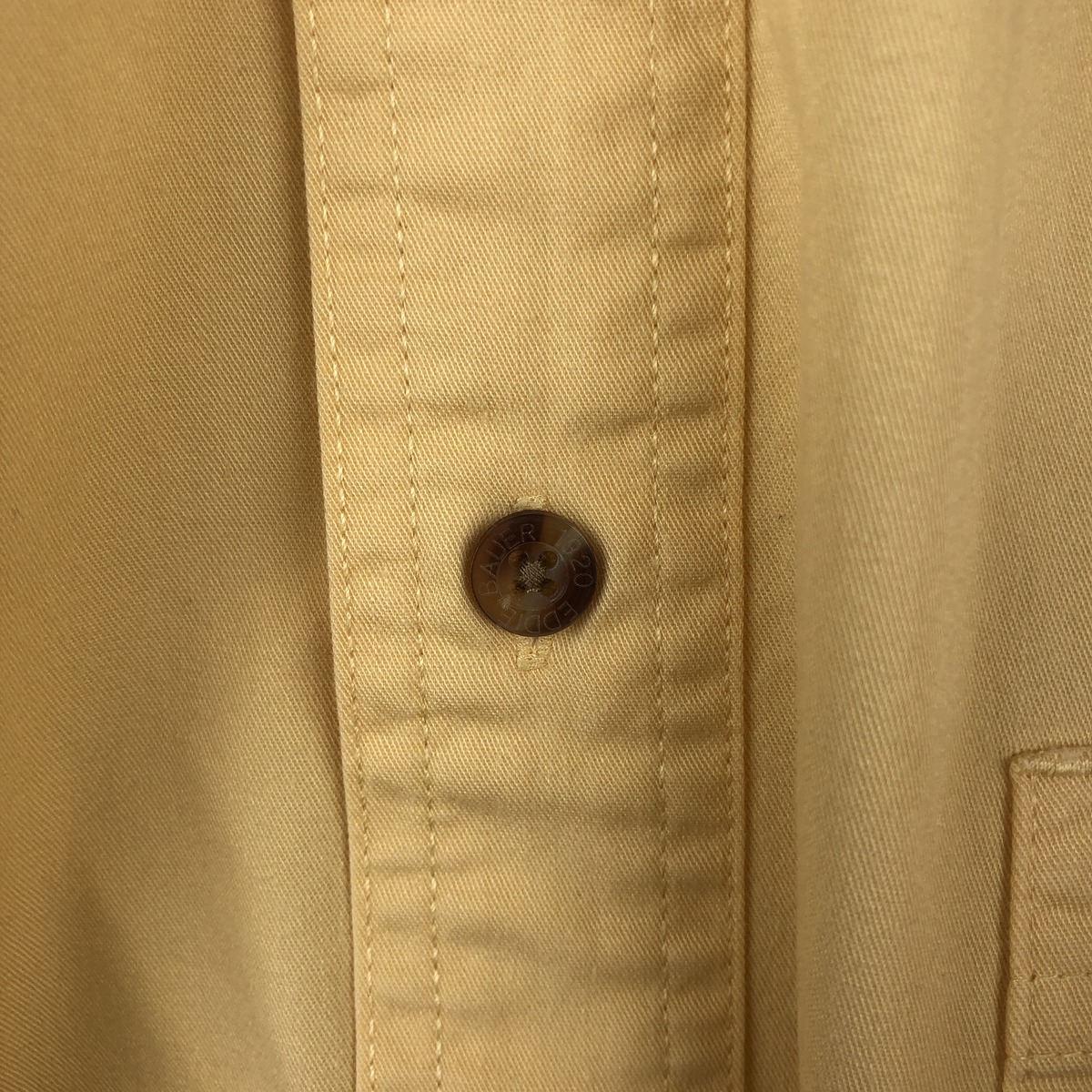 Eddie Bauer/エディーバウアー Rufton Twill 黒タグ 半袖 ボタンダウンシャツ