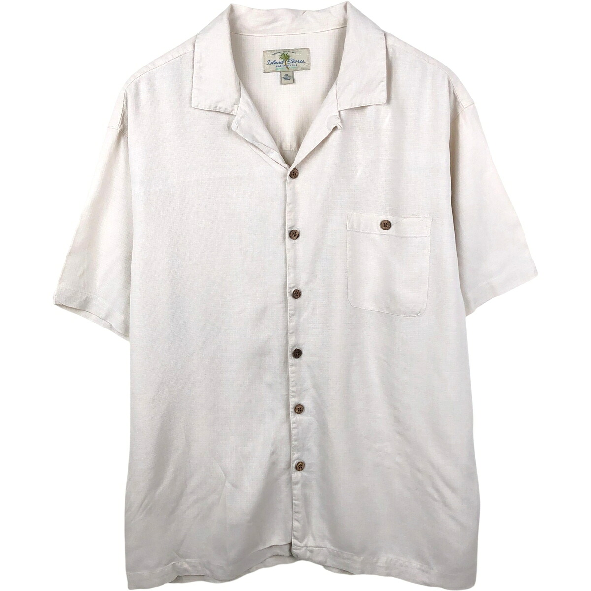 Island Shores WASHABLE SILK シルク ハワイアンアロハシャツ