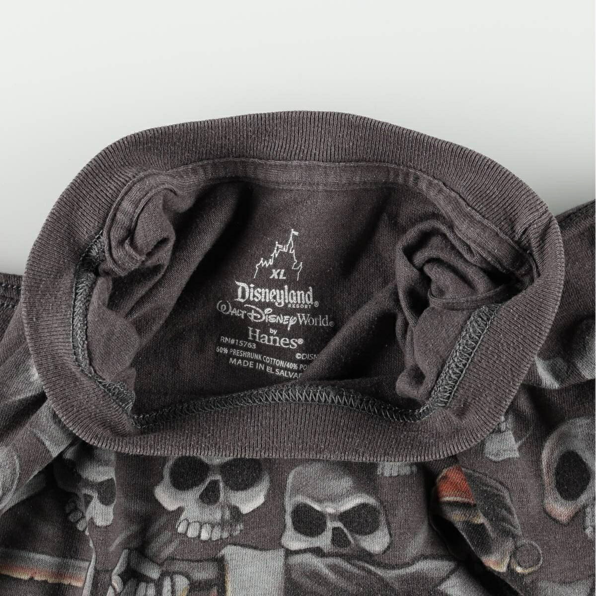 古着 Walt Disney World PIRATES OF THE CARIBBEAN パイレーツオブカリビアン ドクロ柄 スカル柄 映画 ムービーTシャツ メンズXL相当 /eaa658236 【中古】 【260807】