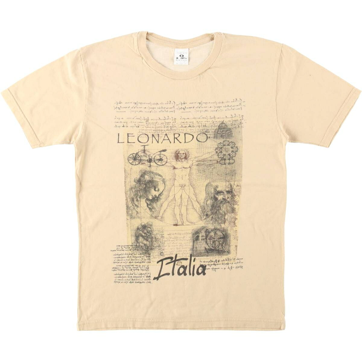 TIMETEX LEONARDO DA VINCI レオナルド ダ ヴィンチ アートTシャツ
