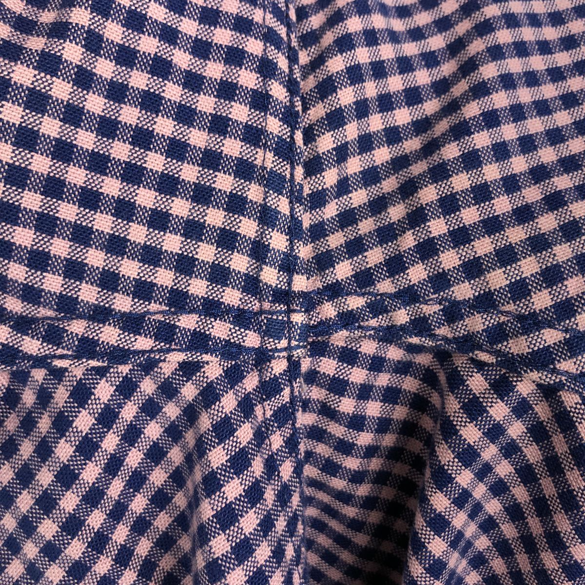 古着 ギャップ GAP STANDARD FIT STRETCH ギンガムチェック 長袖 ボタンダウンチェックシャツ メンズM相当 /eaa659905 【中古】 【260816】