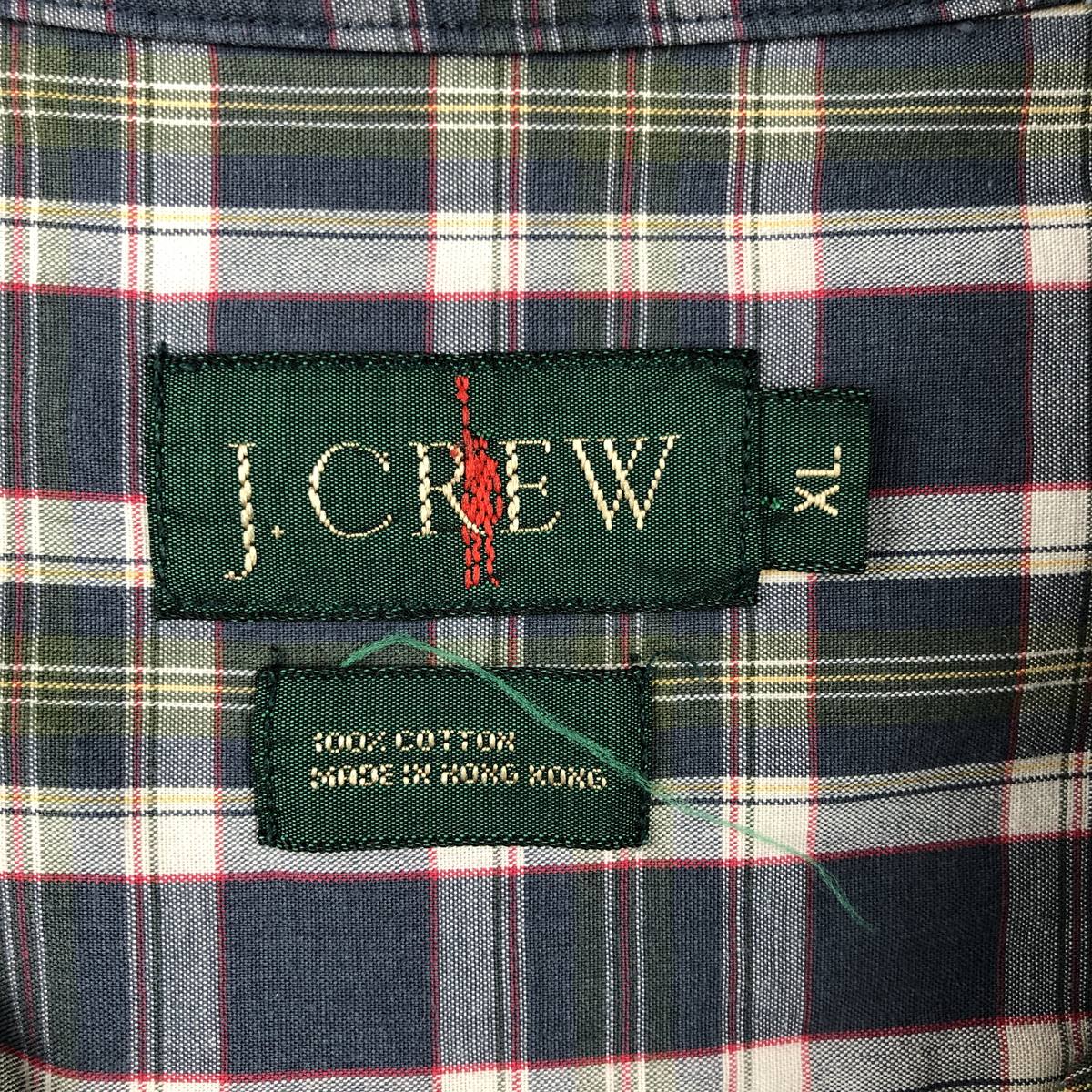 J.Crew/ジェイクルー 長袖 ボタンダウンチェックシャツ