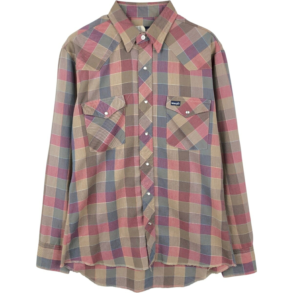 Wrangler/ラングラー 長袖 ウエスタンシャツ