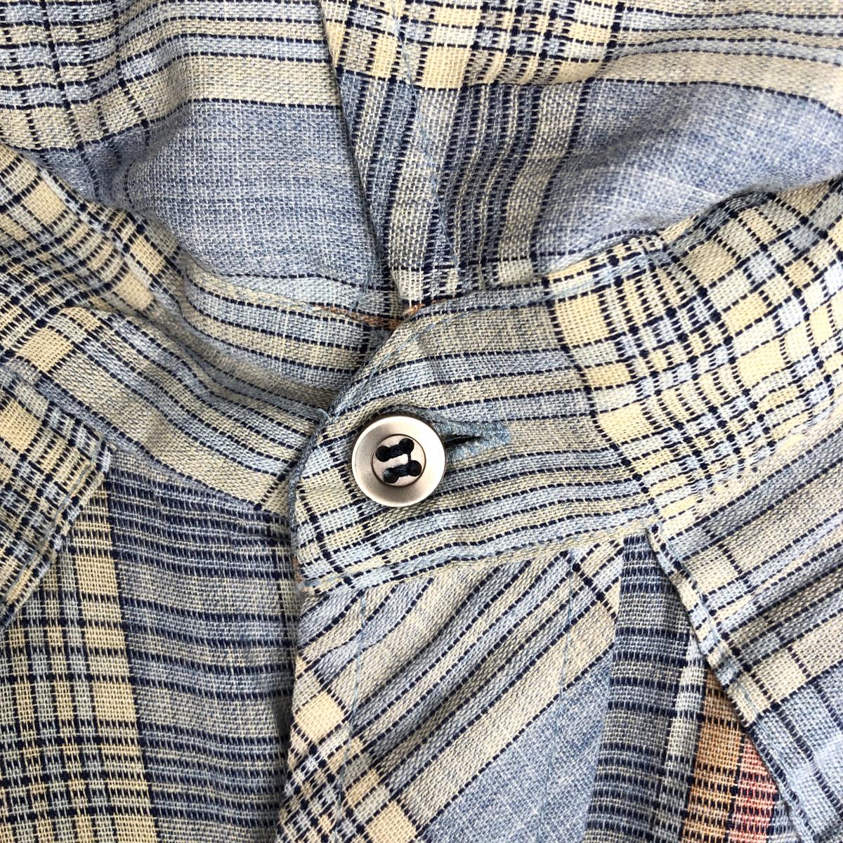 古着 70～80年代 ラングラー Wrangler チェック柄 長袖 ウエスタンシャツ USA製 メンズM相当 ヴィンテージ /eaa659952 【中古】 【260810】
