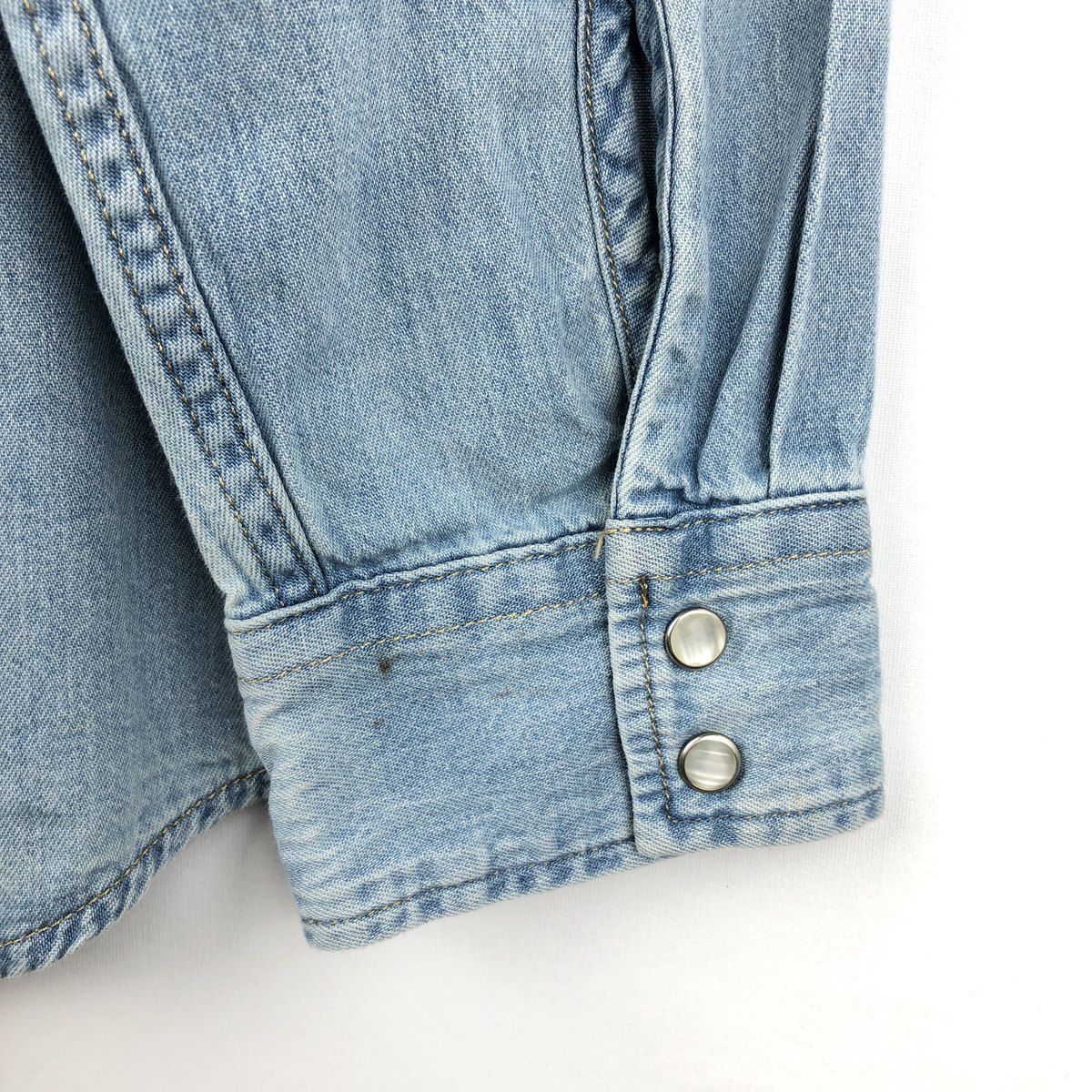 古着 リーバイス Levis STANDARD 長袖 デニムウエスタンシャツ メンズL相当 /eaa659962 【中古】 【260723】