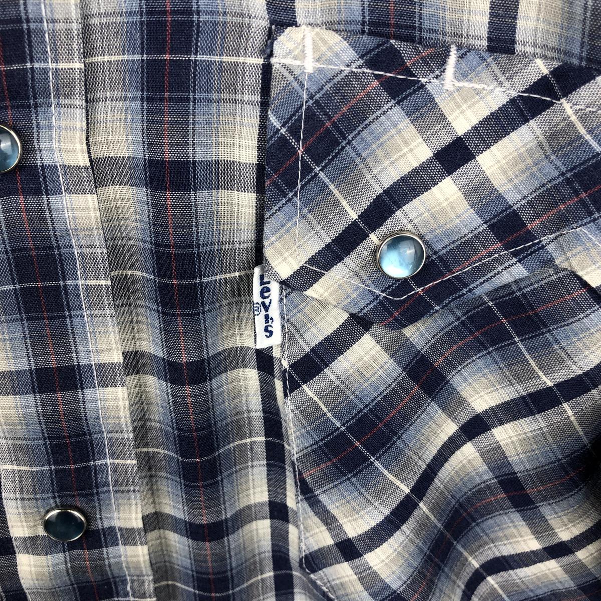 古着 70～80年代 リーバイス Levis チェック柄 長袖 ウエスタンシャツ メンズL相当 ヴィンテージ /eaa659963 【中古】 【260722】