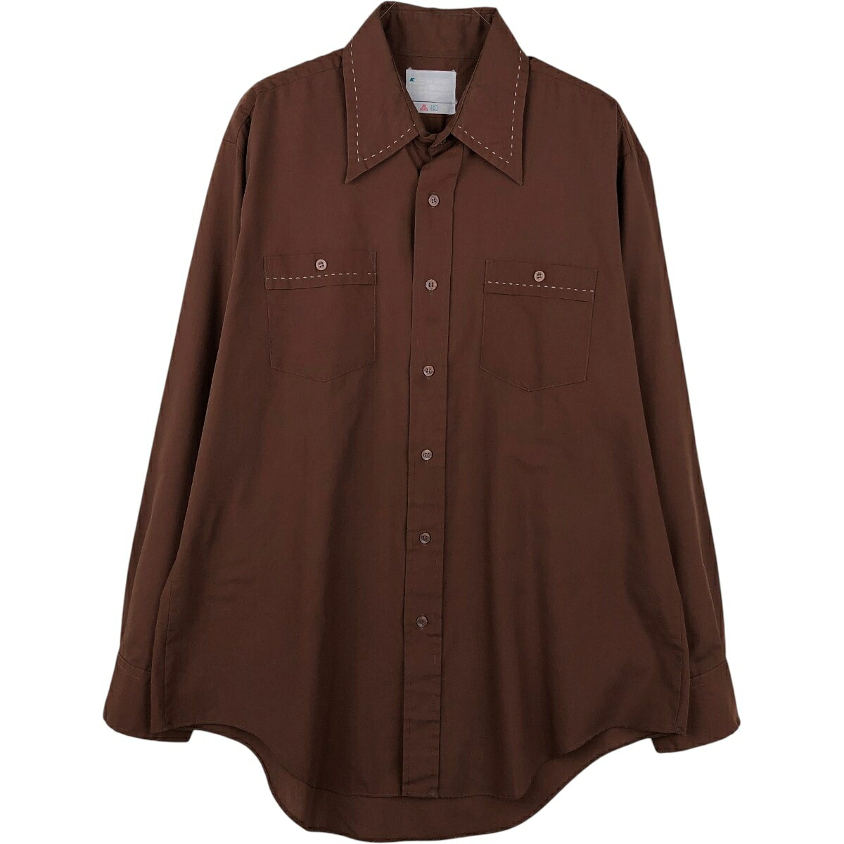 Kmart 長袖 ポリコットンシャツ
