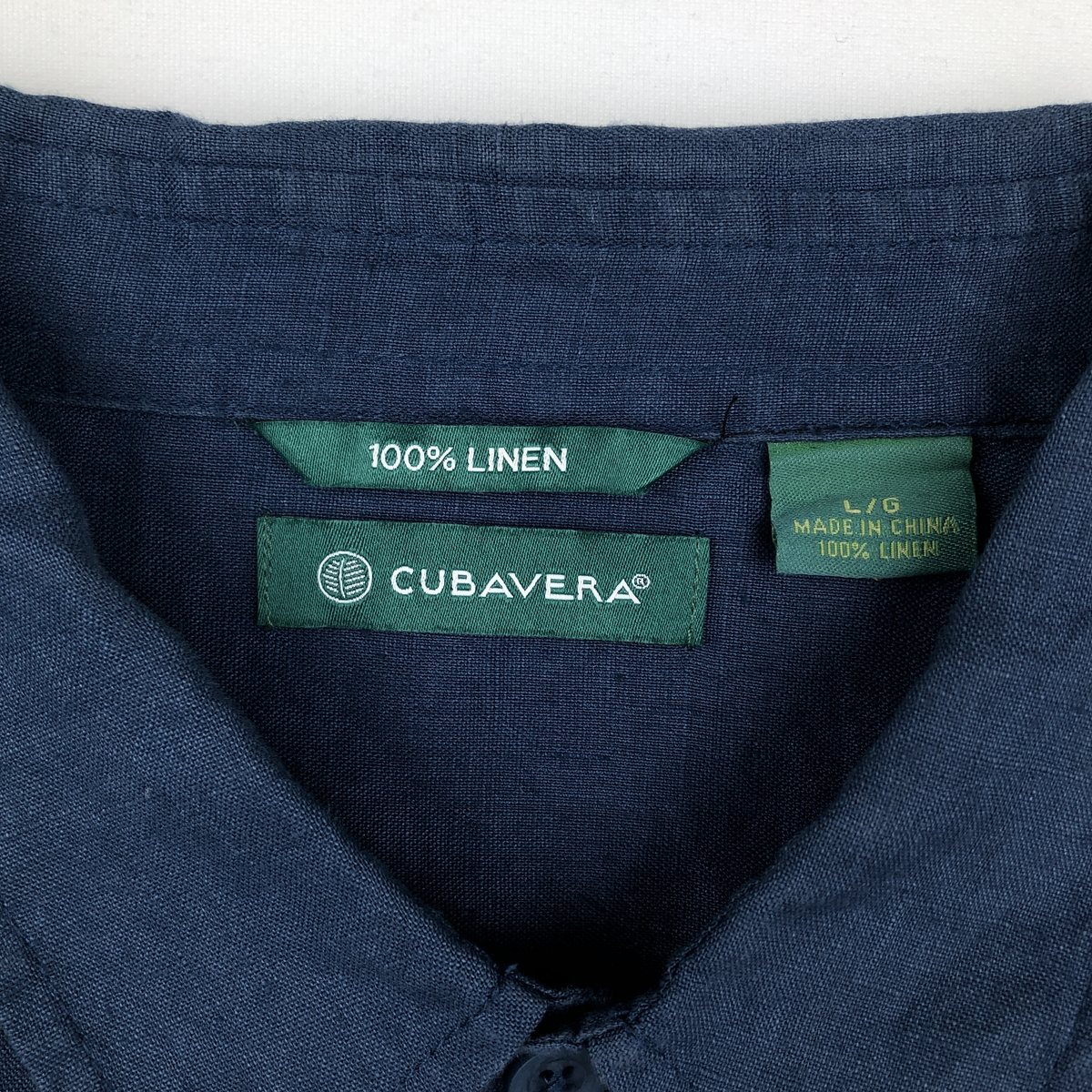 古着 CUBAVERA 長袖 メキシカンシャツ キューバシャツ ボックスシャツ メンズL相当 /eaa659987 【中古】 【260722】