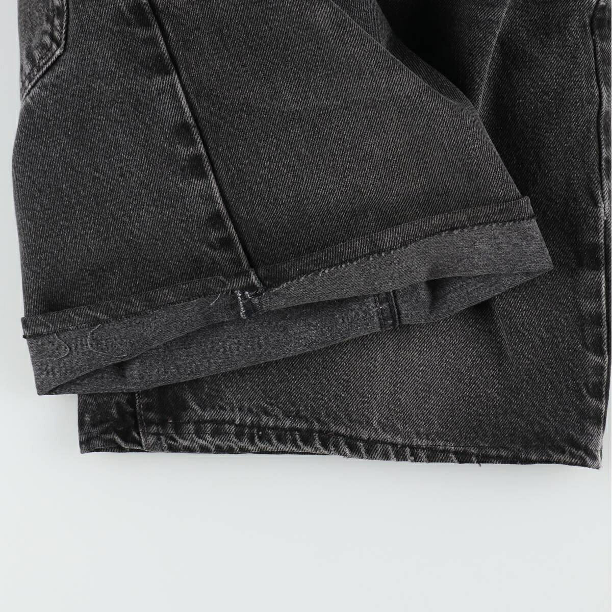 Levi's/リーバイス 550 RELAXED FIT ブラックデニムショーツ ショートパンツ