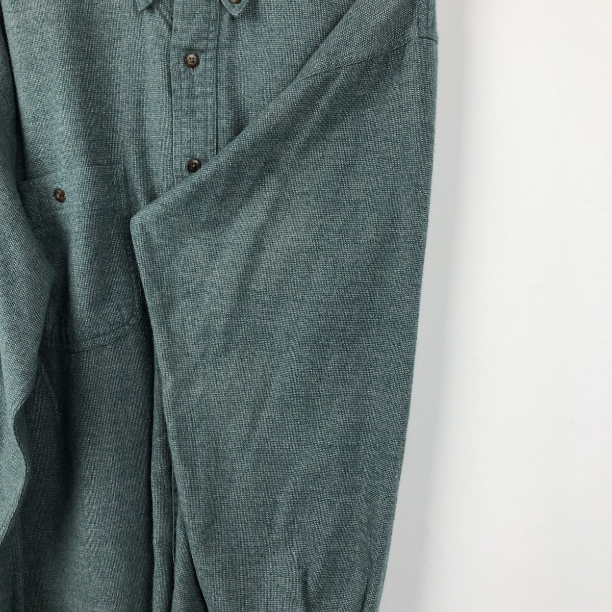 古着 80～90年代 エディーバウアー Eddie Bauer 黒タグ Sonoma Heathers ボタンダウン 長袖 シャモアクロスシャツ メンズL相当 ヴィンテージ /eaa650512 【中古】 【260629】