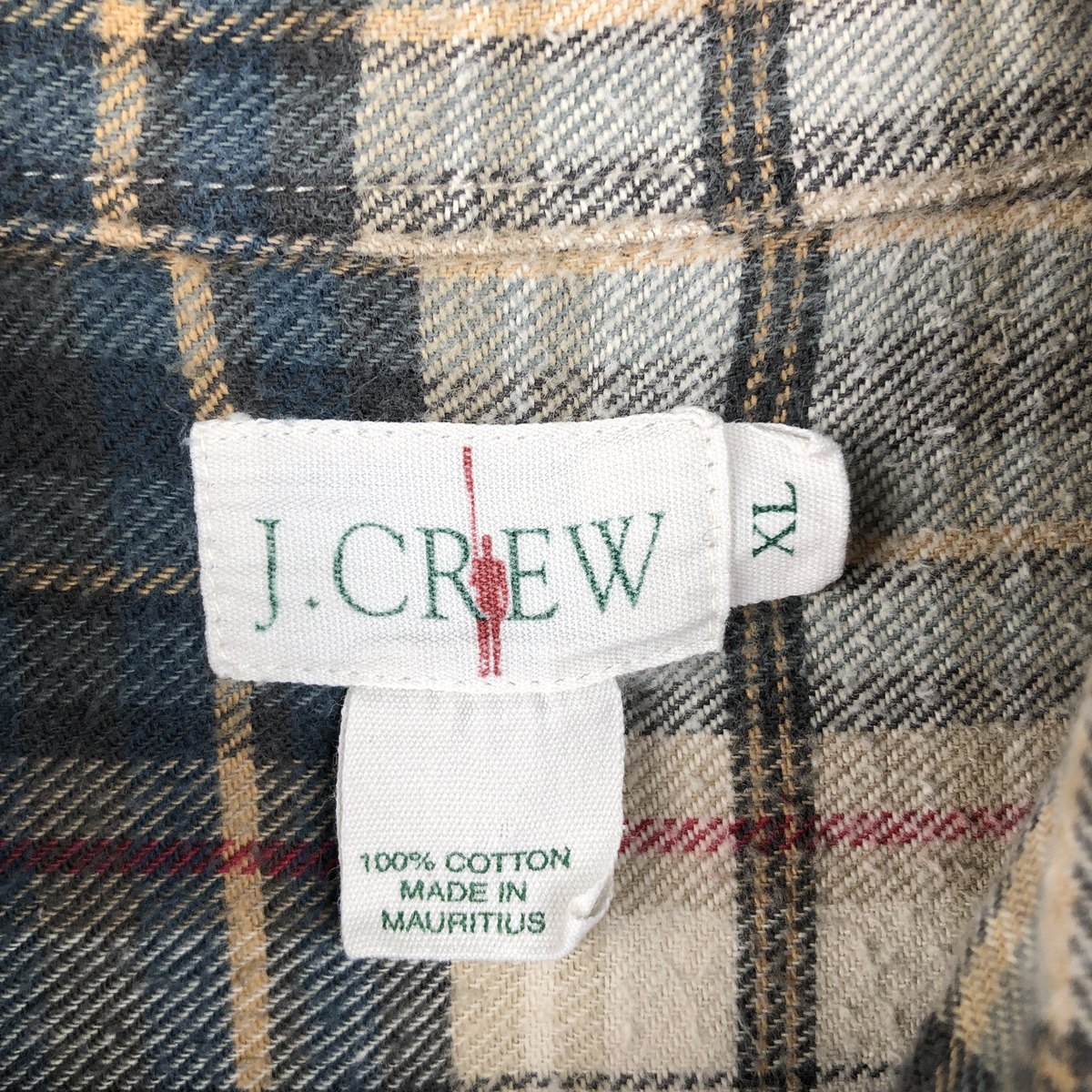 古着 90年代 ジェイクルー J.Crew 長袖 ボタンダウン ライトネルシャツ メンズXL相当 ヴィンテージ /eaa650517 【中古】 【260629】