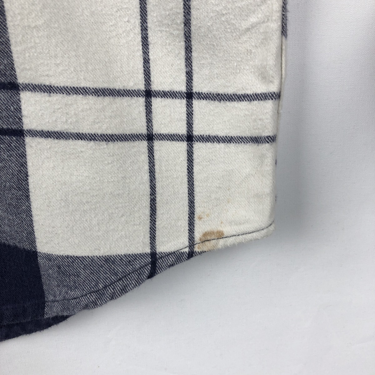 Eddie Bauer/エディーバウアー 黒タグ 長袖 フランネルチェックシャツ