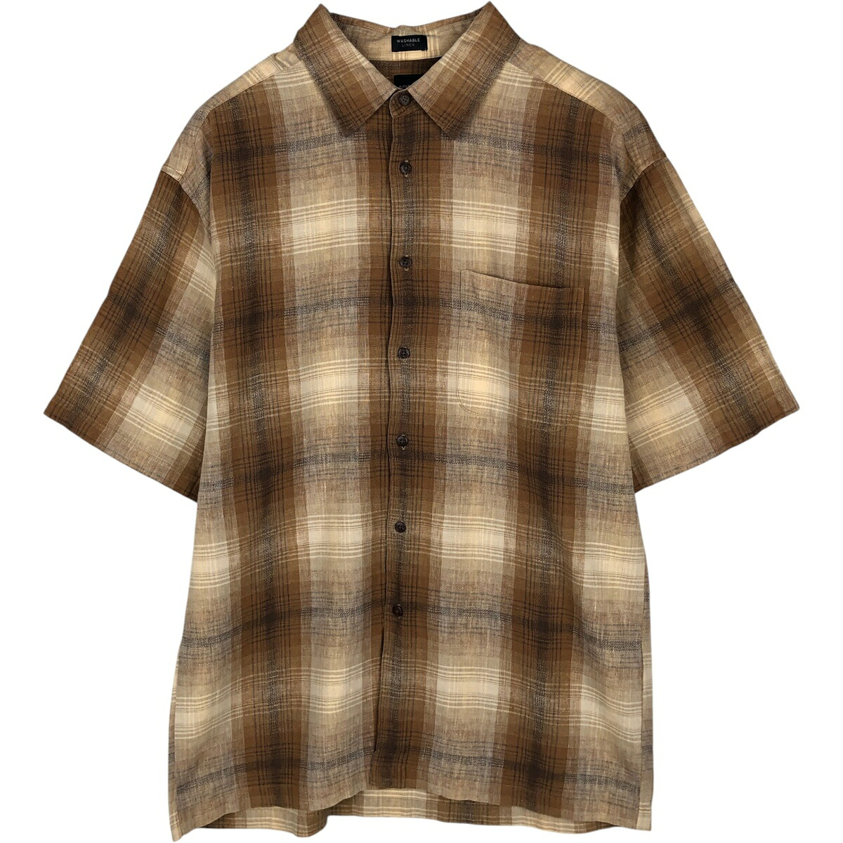 Arrow/アロー WASHABLE LINEN 半袖 リネンシャツ