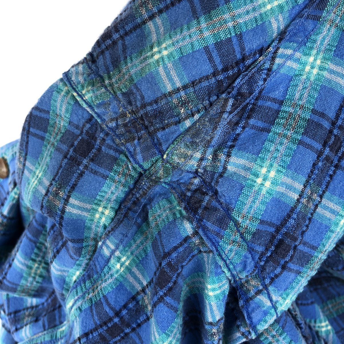 L.L.Bean/エルエルビーン 半袖 ボタンダウン チェックシャツ