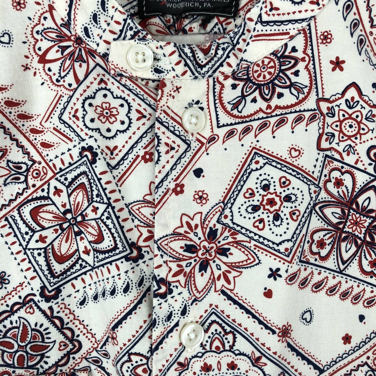 古着 00年代～ ウールリッチ WOOLRICH 総柄 スタンドカラー 長袖 シャツ メンズM相当 /eaa650806 【中古】 【260621】