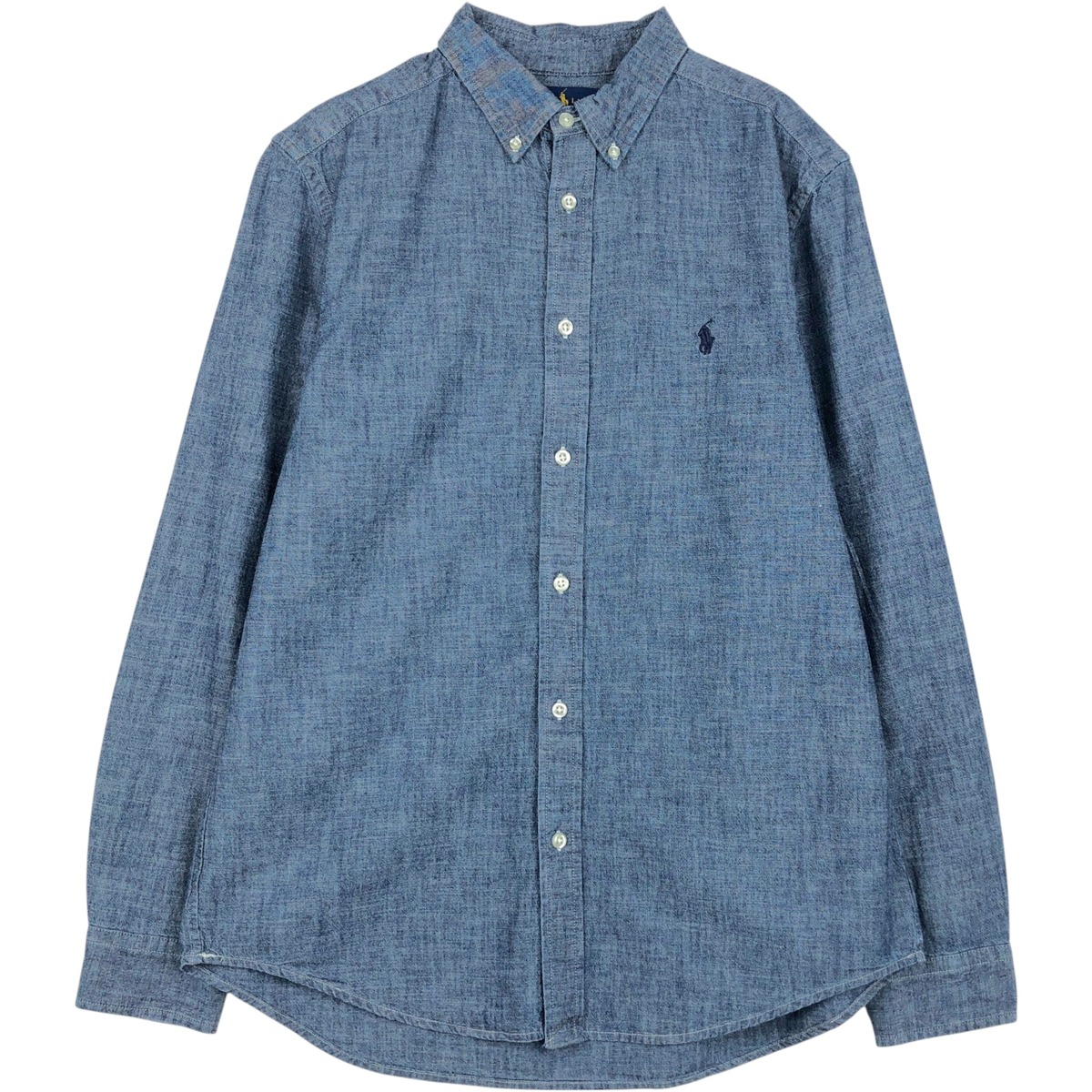 Ralph Lauren/ラルフローレン 長袖 ボタンダウン シャンブレーシャツ