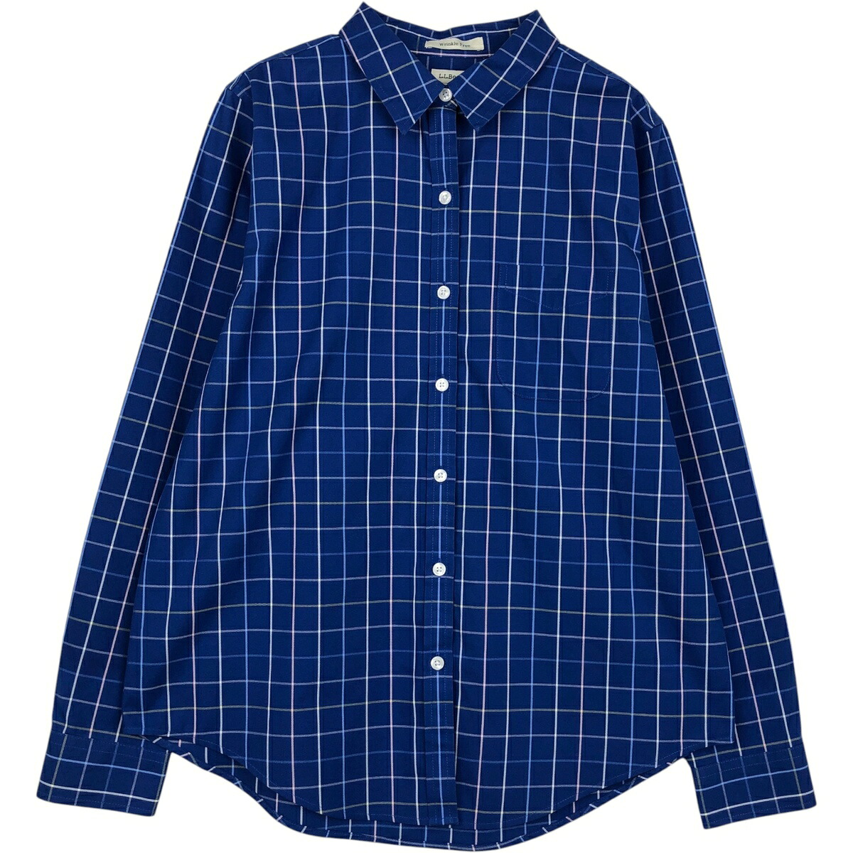L.L.Bean/エルエルビーン Wrinkle Free 長袖 コットンチェックシャツ