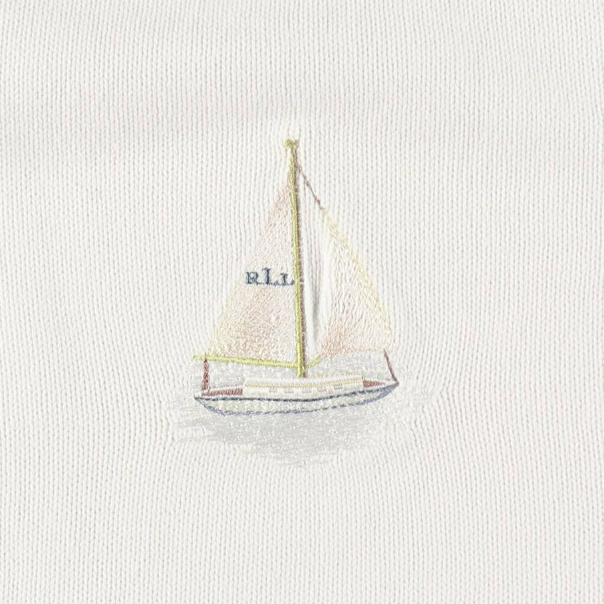 古着 ラルフローレン Ralph Lauren LAUREN ローレン ボートネック コットンニットベスト レディースXL相当 /eaa650825 【中古】 【260620】 【ADEL/アデル】