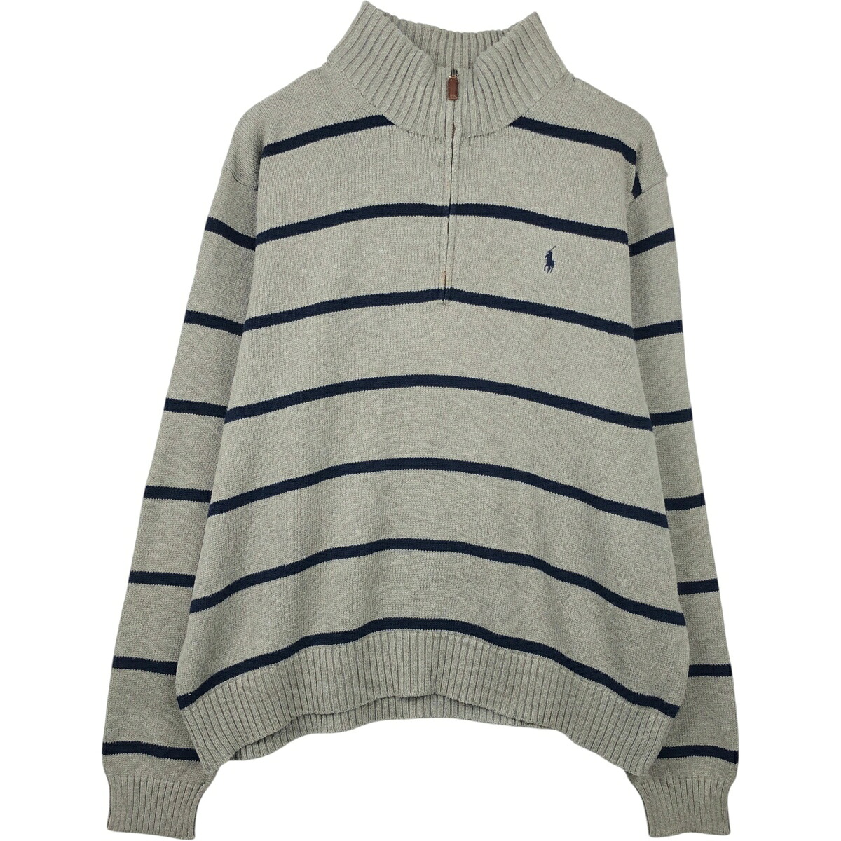 Ralph Lauren/ラルフローレン POLO by Ralph Lauren コットンニットハーフジップセーター