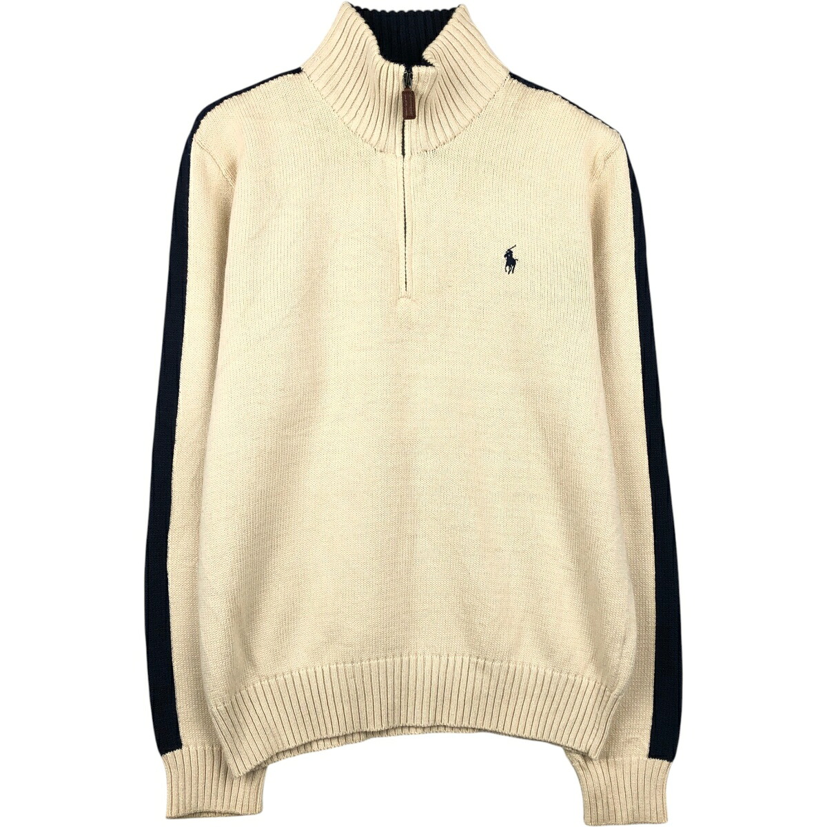 Ralph Lauren/ラルフローレン POLO by Ralph Lauren コットンニットハーフジップセーター