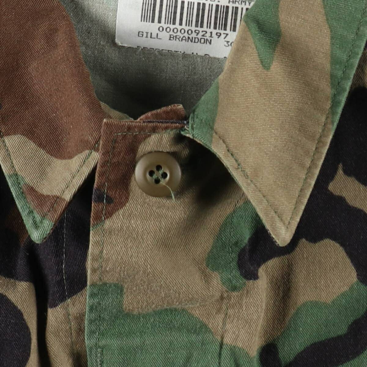 COAT TEMPERATE WOODLAND CAMOUFLAGE PATTERN COMBAT ミリタリー コンバットジャケット