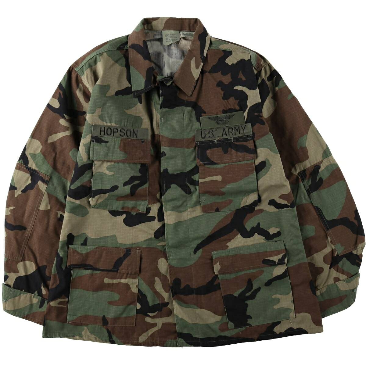 COAT HOT WEATHER WOODLAND CAMOUFLAGE PATTERN COMBAT ミリタリー コンバットジャケット