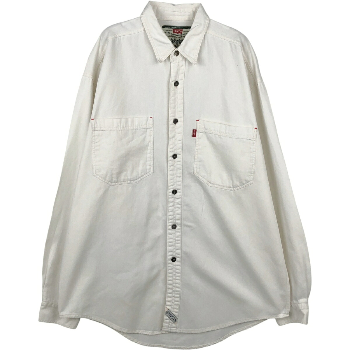 Levi's/リーバイス 長袖 ホワイトデニムシャツ