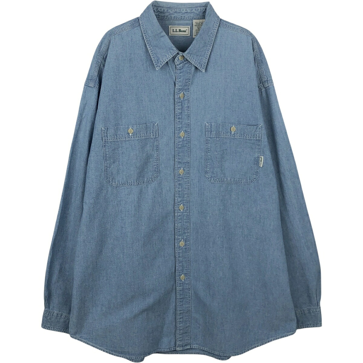 L.L.Bean/エルエルビーン 長袖 デニムシャツ