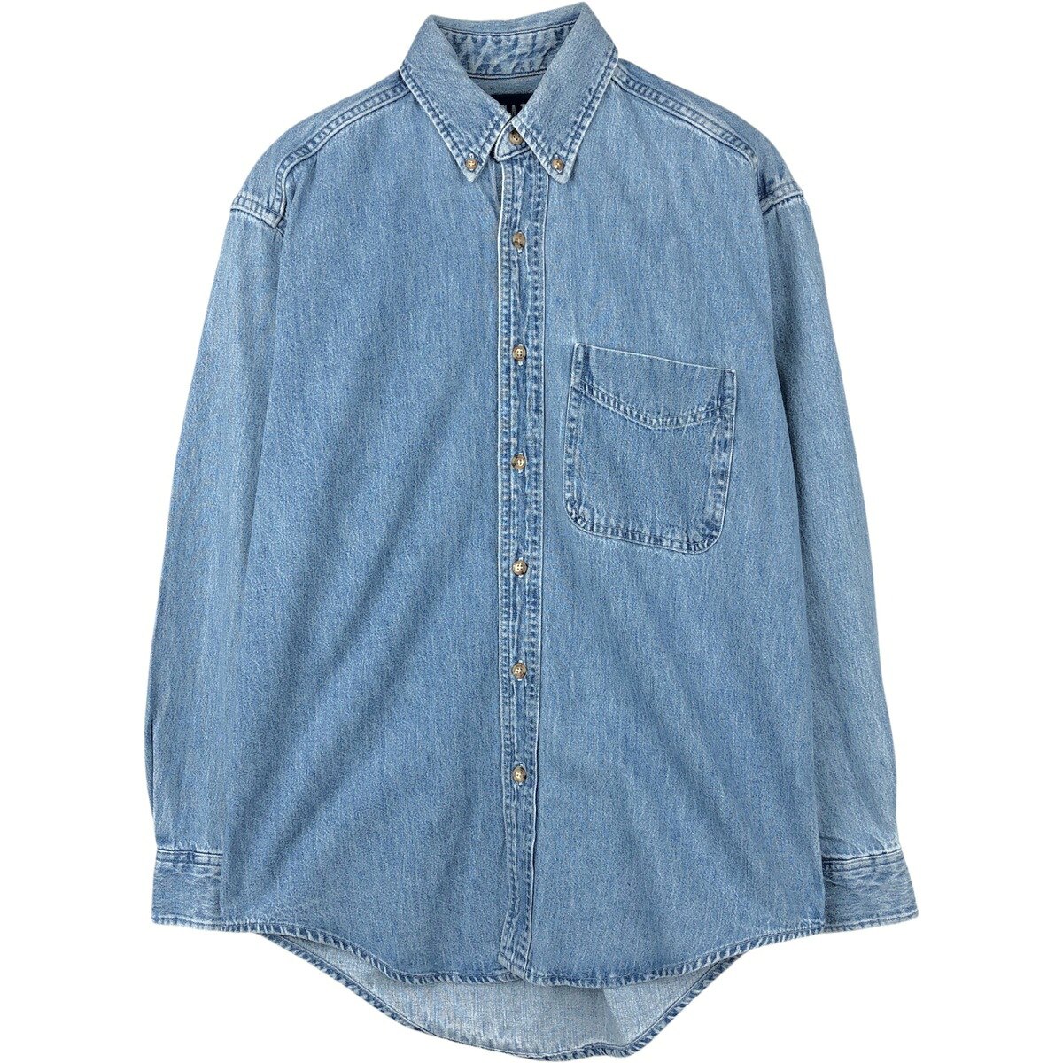 GAP/ギャップ オールドギャップ 長袖 ボタンダウンデニムシャツ