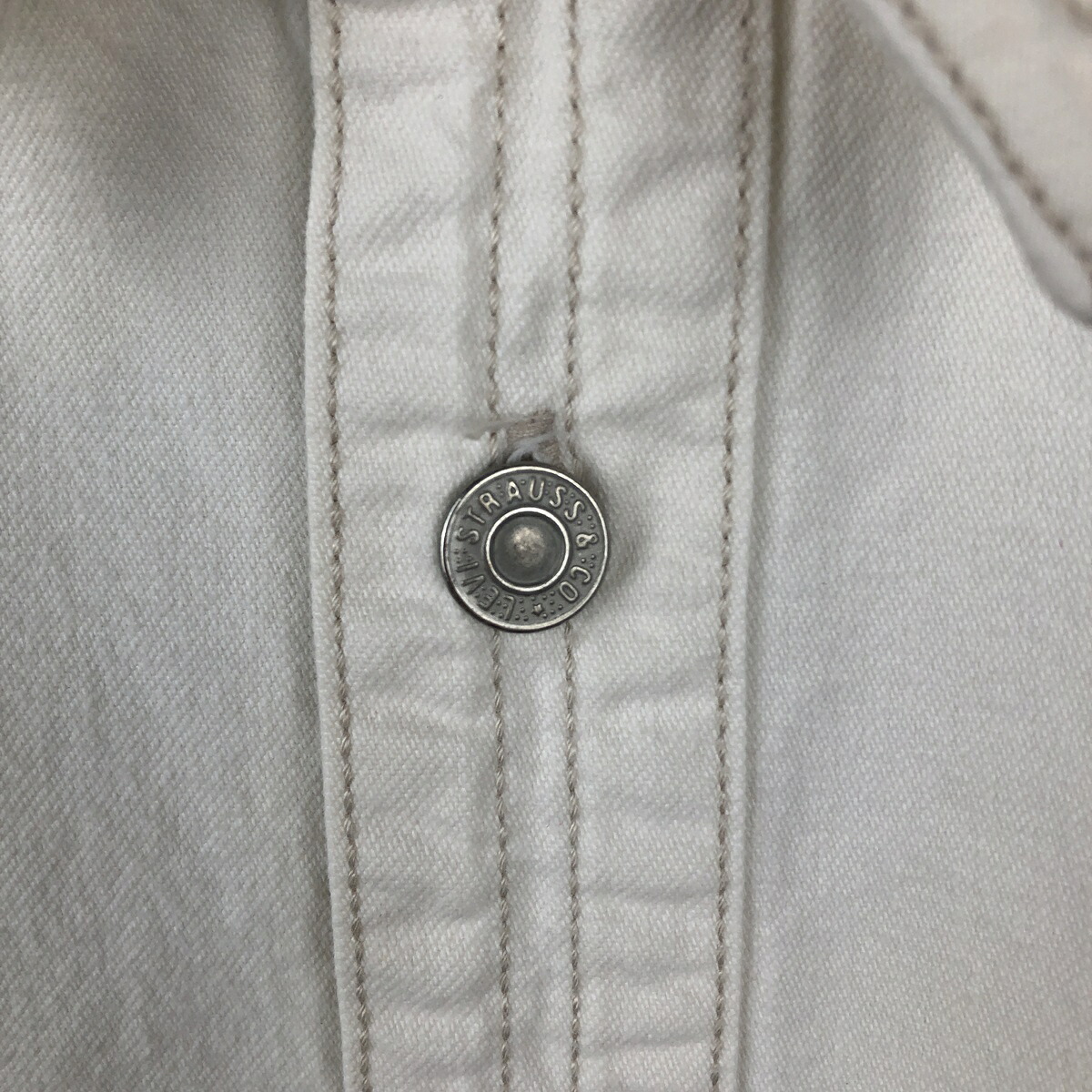 Levi's/リーバイス 長袖 ホワイトデニムシャツ