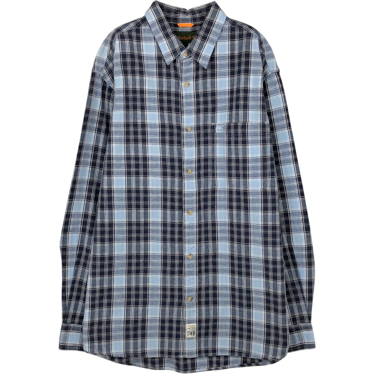 Timberland/ティンバーランド 長袖 コットンチェックシャツ