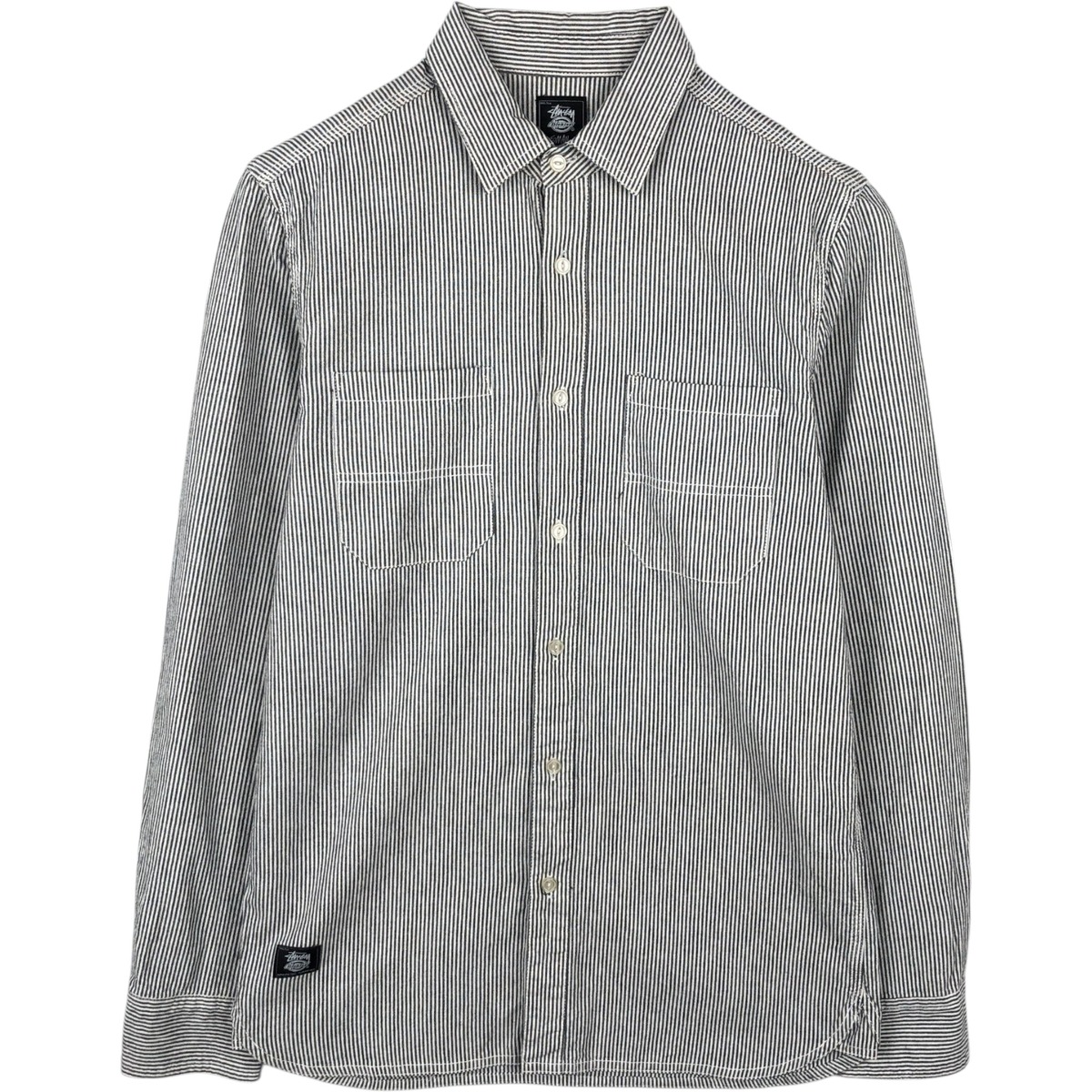 STUSSY/ステューシー Dickies 長袖 コットンストライプシャツ
