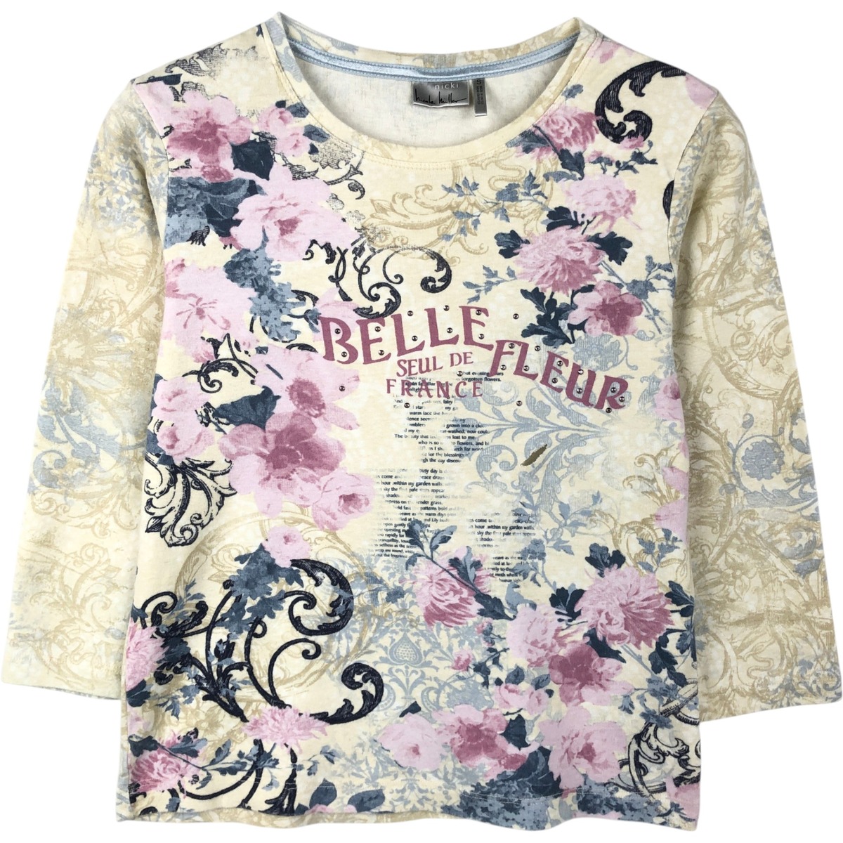 Nicole Miller ロングTシャツ ロンT