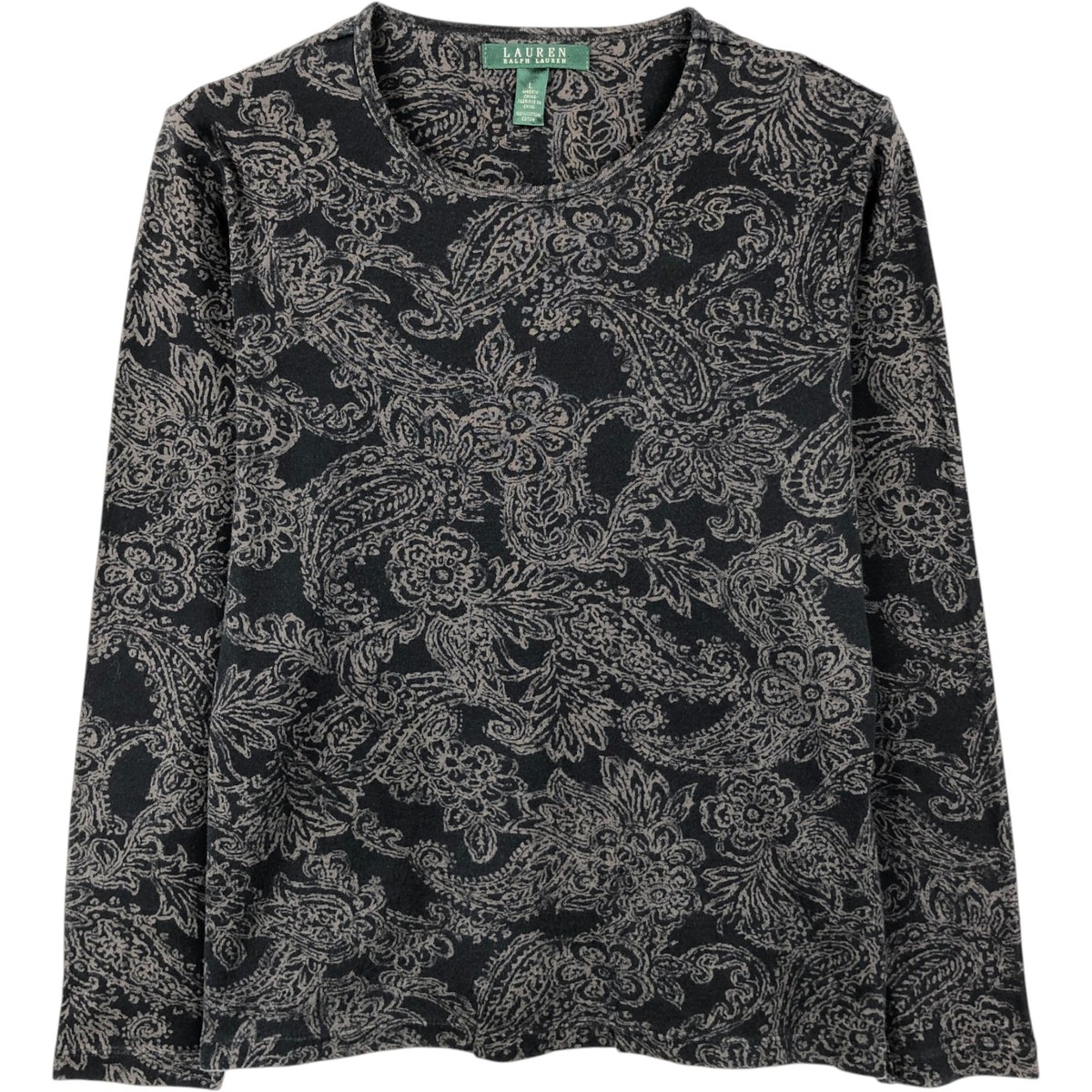 Ralph Lauren/ラルフローレン LAUREN ローレン ロングTシャツ ロンT