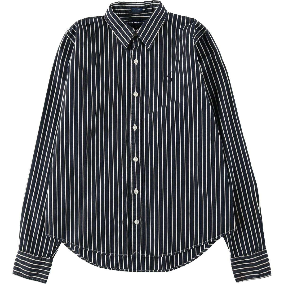 Ralph Lauren/ラルフローレン RALPH LAUREN SPORT SLIM FIT 長袖 コットンストライプシャツ