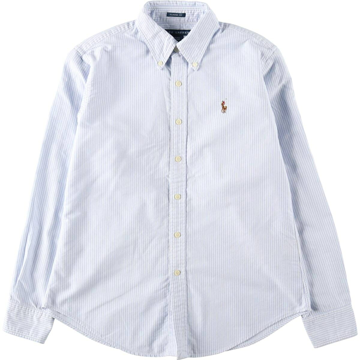 Ralph Lauren/ラルフローレン CLASSIC FIT クラシックフィット 長袖 ボタンダウンストライプシャツ