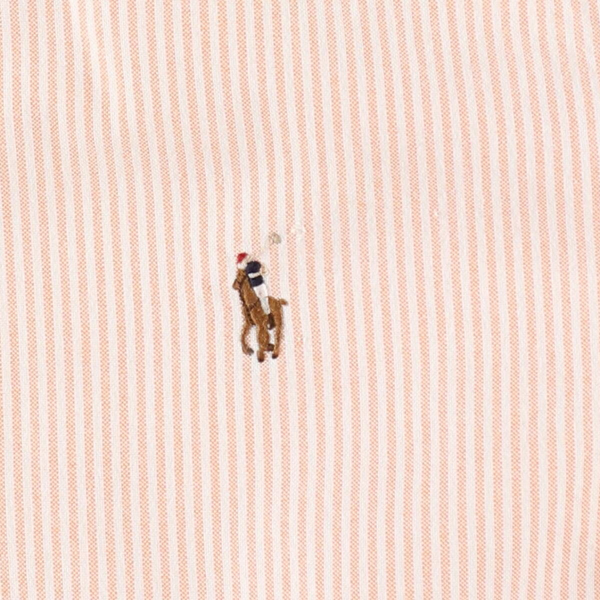Ralph Lauren/ラルフローレン SLIM FIT スリムフィット 長袖 ボタンダウンストライプシャツ