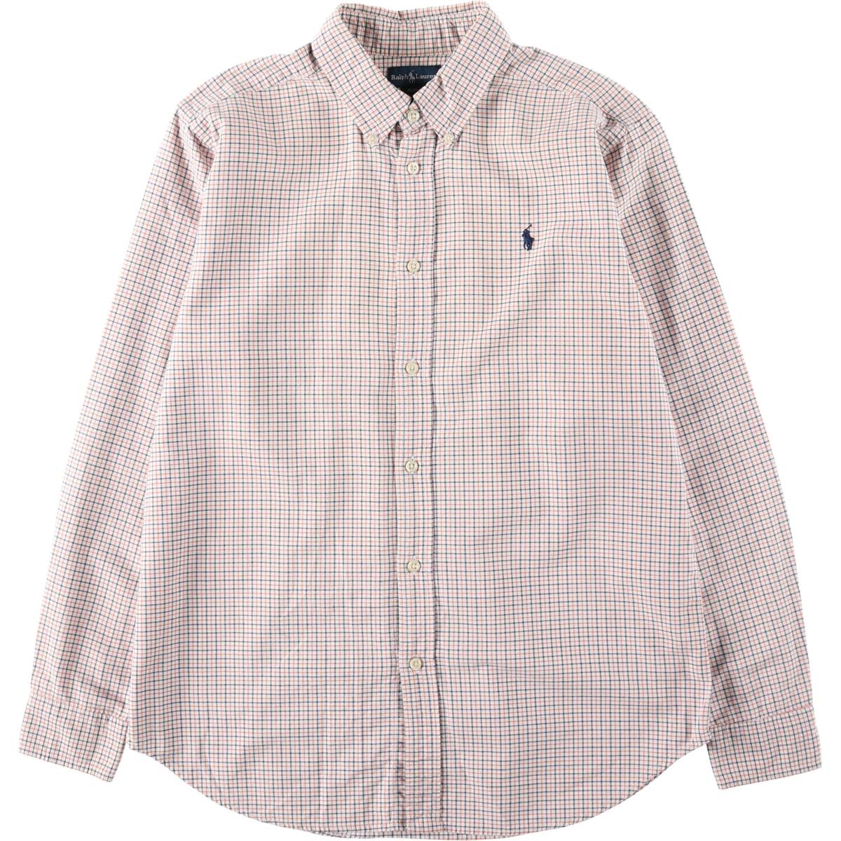 Ralph Lauren/ラルフローレン 長袖 ボタンダウンチェックシャツ
