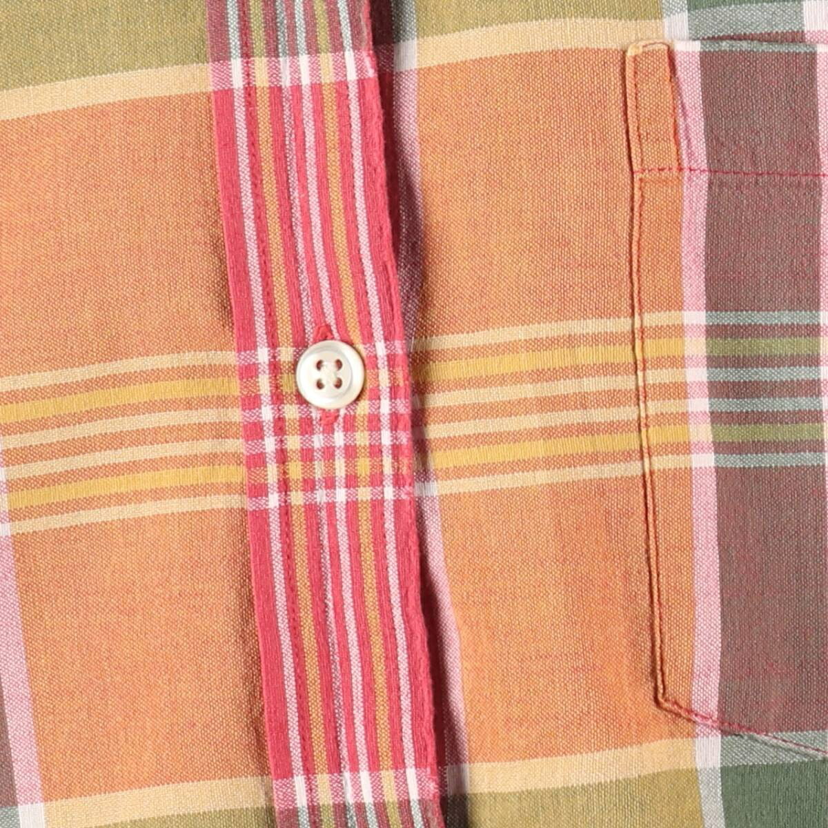 Ralph Lauren/ラルフローレン LAUREN ローレン 長袖 ボタンダウンチェックシャツ